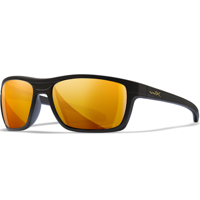 Okulary Balistyczne Wiley X Kingpin - Black Frame - Captivate Polarized Bronze Mirror (ACKNG14)