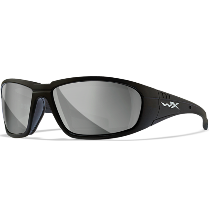 Okulary Balistyczne Wiley X Peak - Black Frame - Silver Flash (ACPEA06)