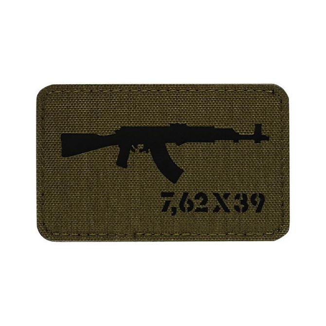 Naszywka M-Tac AKM 7,62х39 - Cordura - Ranger Green / Czarny (51110232)