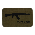Naszywka M-Tac AKM 7,62х39 - Cordura - Ranger Green / Czarny (51110232)