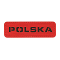 Naszywka M-Tac Polska 25х80 - Cordura - Czerwony / Czarny (51004133)