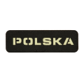 Naszywka M-Tac Polska 25х80 - Cordura - Czarny / Glow (51004202)