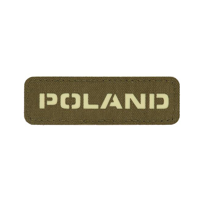 Naszywka M-Tac Poland 25х80 - Cordura - Ranger Green / Glow (51003223)