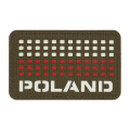 Naszywka M-Tac Flaga Poland - Cordura - Ranger Green (51006123)