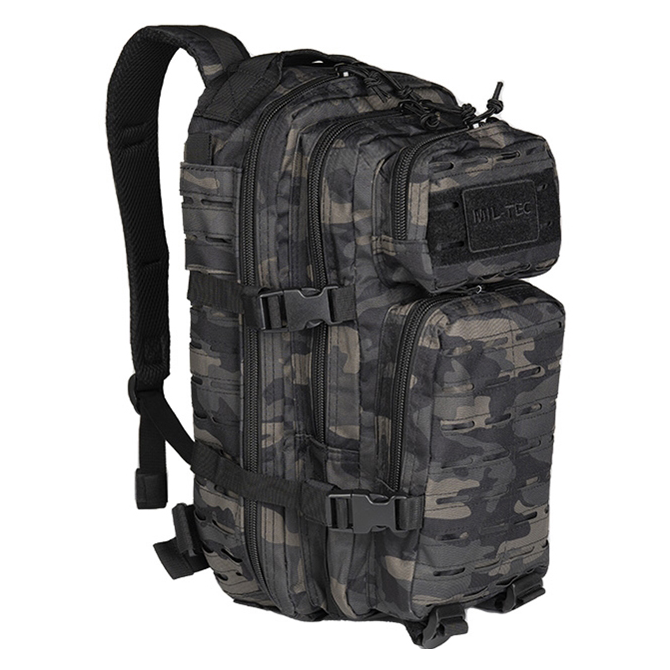 Plecak Mil-Tec Small Assault Pack Laser Cut - Darkcamo (14002680)