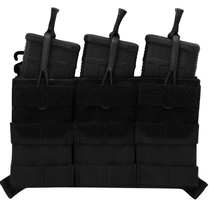 Panel Agilite AG3 Placard 5.56 Triple Mag Pouch - Czarny