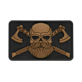 Naszywka M-Tac Bearded Skull 3D PVC - Coyote (51113205)