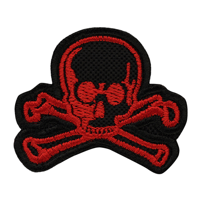 Naszywka M-Tac Old Skull - Red (51132233)