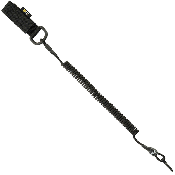 Smycz M-Tac Safety Cord For Carabine with D-ring - Czarna (51436002)