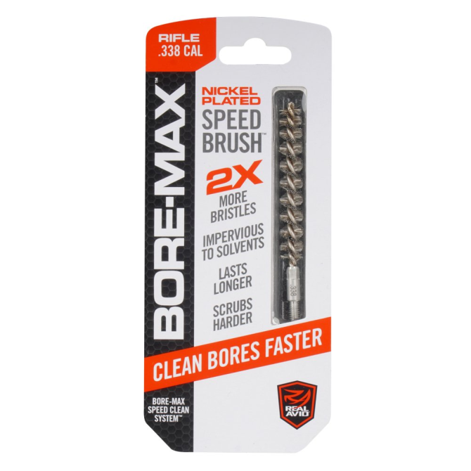 Szczotka do czyszczenia lufy Real Avid Bore-Max Speed Brush - .338 (AVBMSB338)