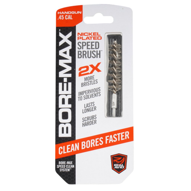 Szczotka do czyszczenia lufy Real Avid Bore-Max Speed Brush - .45 (AVBMSB45)