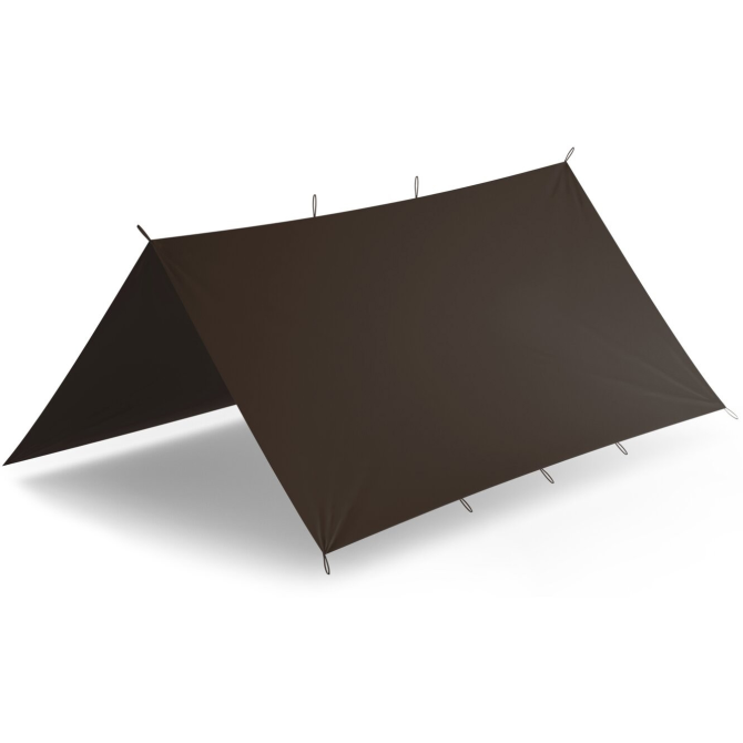 Płachta Biwakowa Helikon Supertarp - Earth Brown