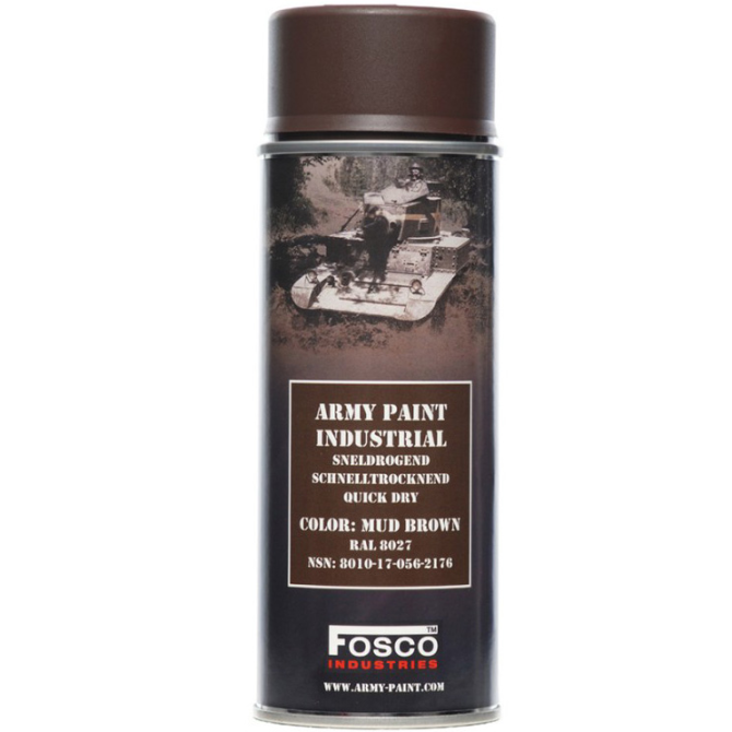 Farba do Maskowania Fosco 400 ml - Mud Brown (RAL8027)