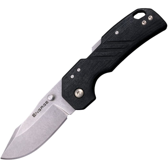 Nóż Składany Cold Steel 2.5" Engage Clip Point - Czarny (FL25DPLC)