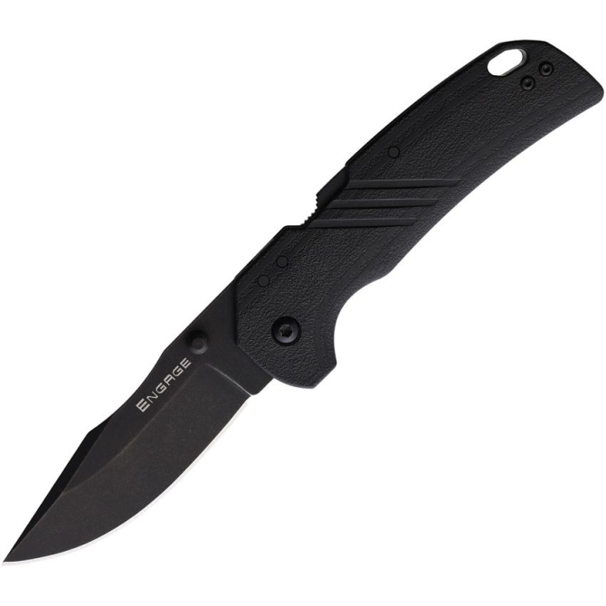 Nóż Składany Cold Steel 2.5" Engage Clip Point - Czarny (FL25DPLC)