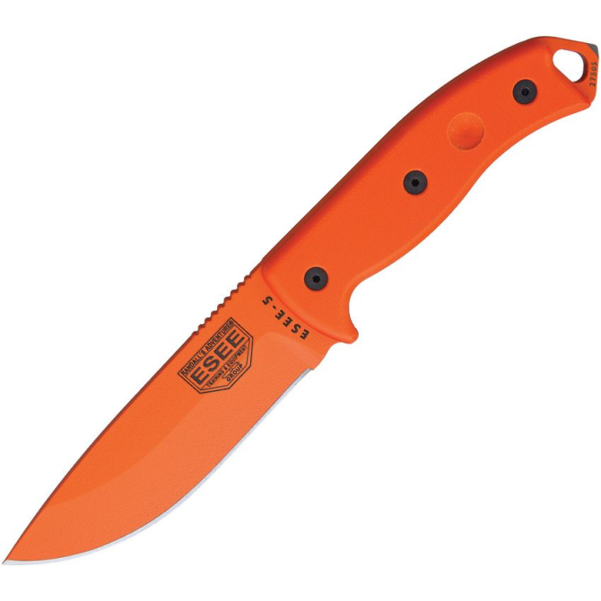 Nóż ESEE Model 5 G10 Full Orange Plain Edge (5P-OR-OR)