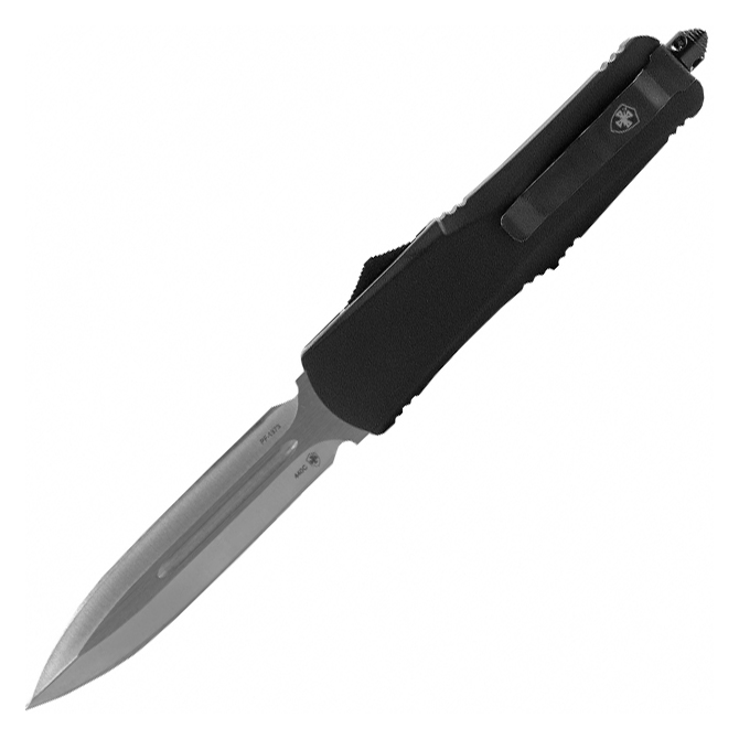 Nóż Templar Knife Small Black Rubber Dagger Silver (S-BR-13-2)