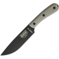 Nóż ESEE Model 6 HM Black Plain Edge / Black Kydex Sheath (6HM-K)