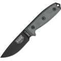 Nóż ESEE Model 3 Black Plain Edge / Black Sheath (3P-B)