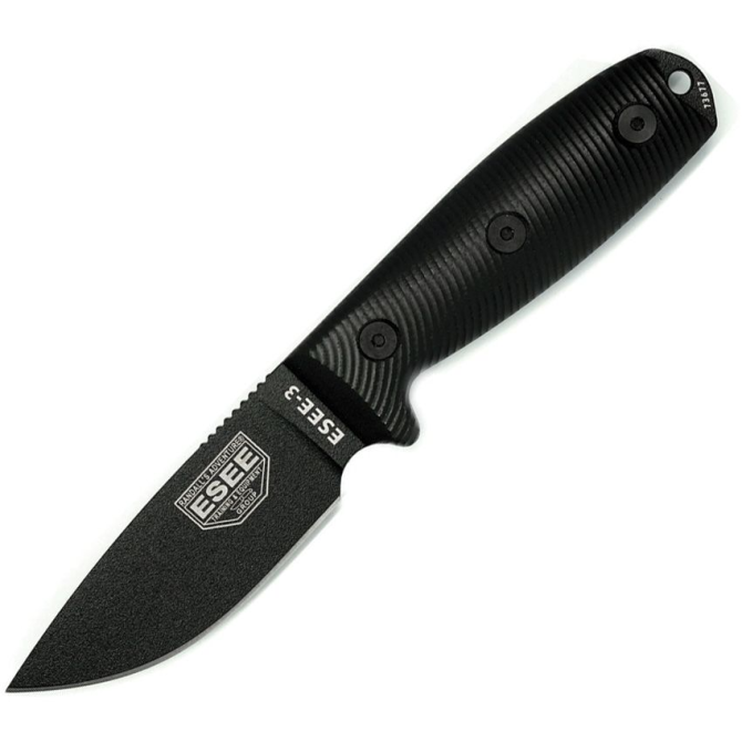 Nóż ESEE Model 3 3D Black Blade (3PMB-001)