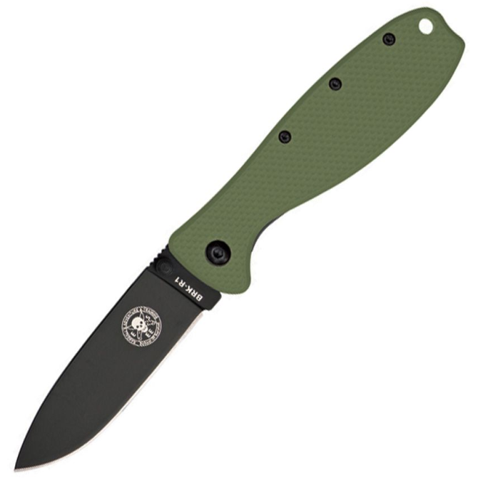 Nóż Składany ESEE Zancudo - Black Edge - Olive Drab (BRKR1ODB)