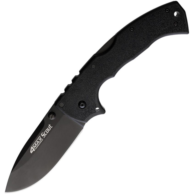 Nóż Składany Cold Steel 4 Max Scout Black - Czarny (62RQBKBK)