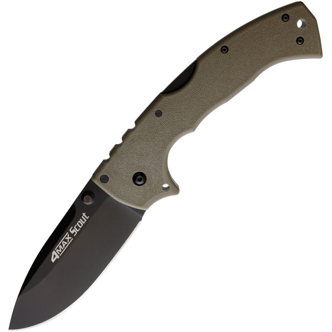 Nóż Składany Cold Steel 4 Max Scout Black - Dark Earth (62RQDEBK)