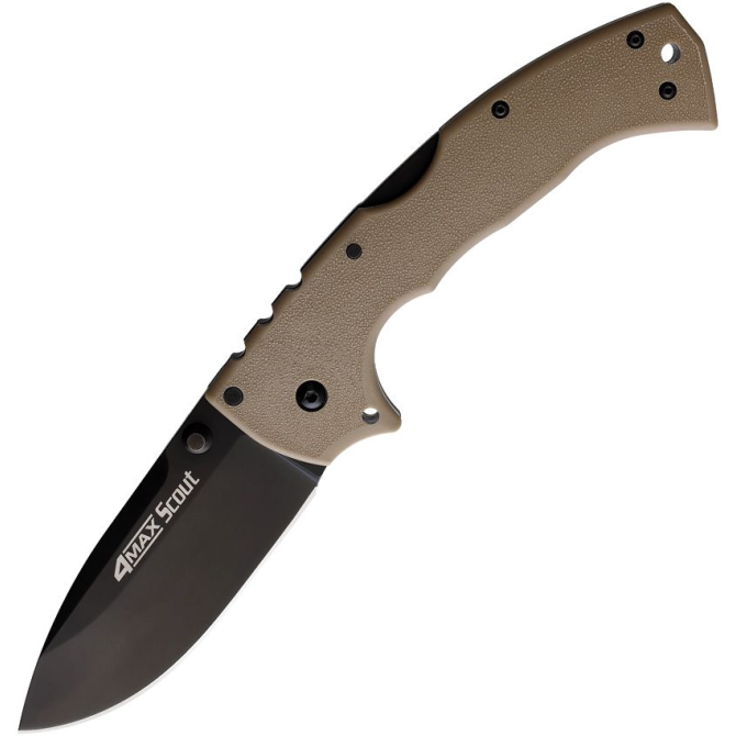 Nóż Składany Cold Steel 4 Max Scout Black - Desert Tan (62RQDTBK)