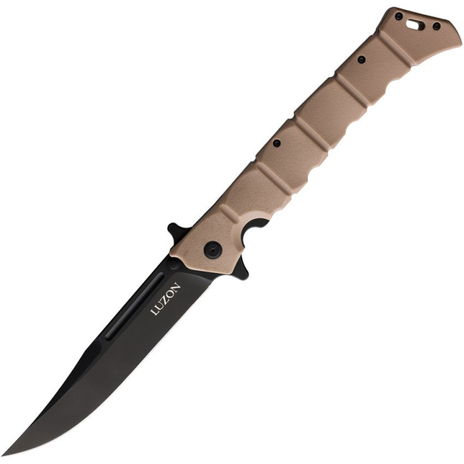 Nóż Składany Cold Steel Luzon Large Black - Desert Tan (20NQXDTBK)