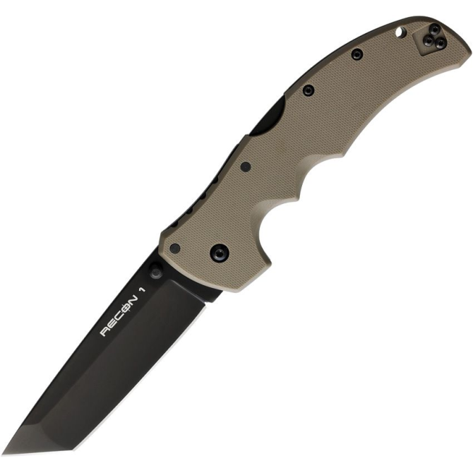 Nóż Cold Steel Recon 1 Tanto Plain - Dark Earth (27BTDEBK)