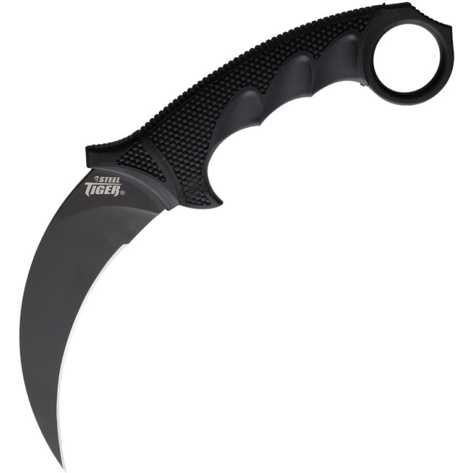 Nóż Cold Steel Steel Tiger Karambit Black - Czarny (49KSTBKBK)