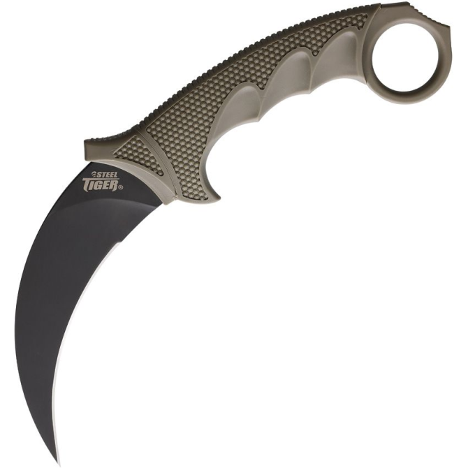 Nóż Cold Steel Steel Tiger Karambit Black - Dark Earth (49KSTDEBK)