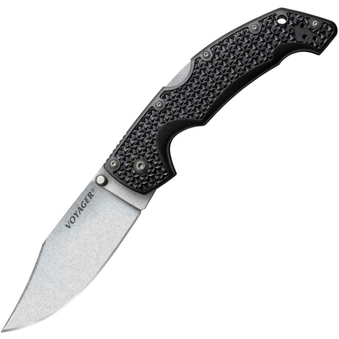 Nóż Składany Cold Steel Voyager Large Clip Point Plain Edge (29ACZ-Blister)