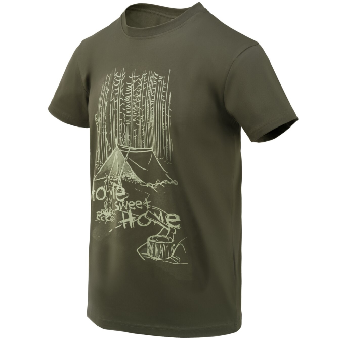 Koszulka Helikon Home Sweet Home T-Shirt - Taiga Green