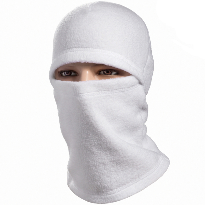 Kominiarka M-Tac Ninja Elite Fleece Balaclava - Biała (40402036)