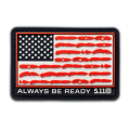 Naszywka 5.11 USA Knife Flag Patch (92309)