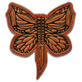 Naszywka 5.11 Butterfly Knife Leather Patch (92308)