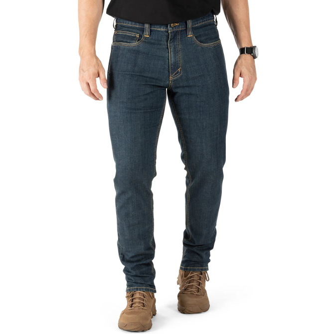 Spodnie 5.11 Defender-Flex Straight Jean Pant - Tin Wash Indigo (74465-585)