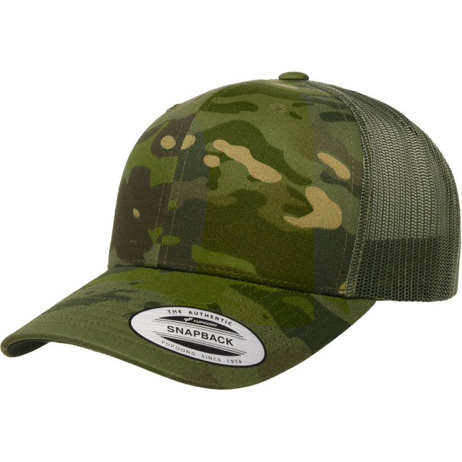 Czapka Bejsbolówka YP Retro Trucker Cap - Multicam Tropic