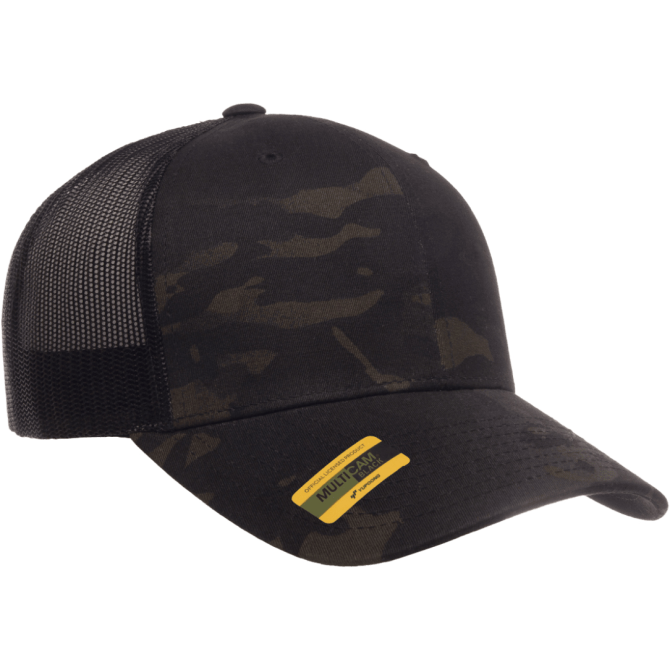 Czapka Bejsbolówka YP Retro Trucker Cap - Multicam Black