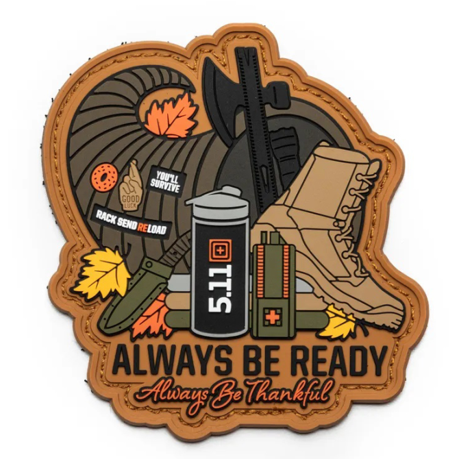 Naszywka 5.11 Always Be Thankful Patch (92022)