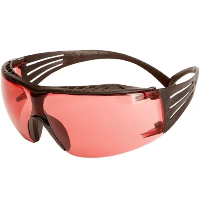 Okulary Ochronne 3M SecureFit 400X Black - Vermillion