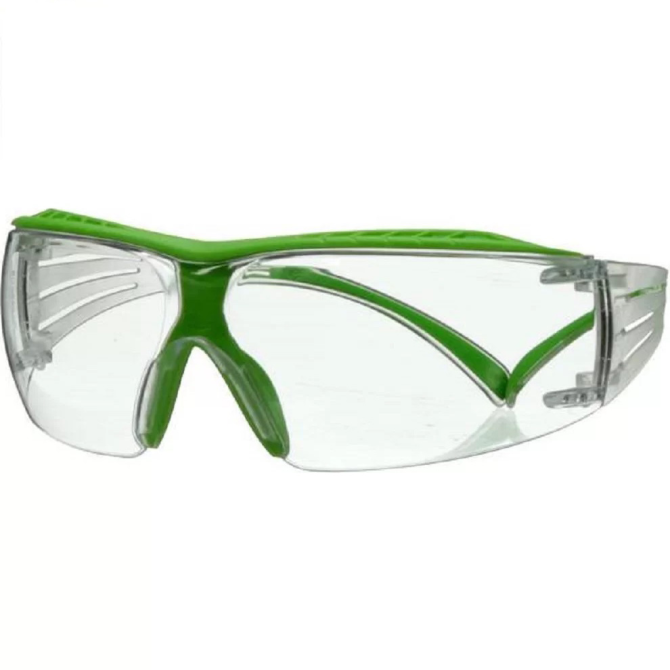 Okulary Ochronne 3M SecureFit 400X Green - Bezbarwne