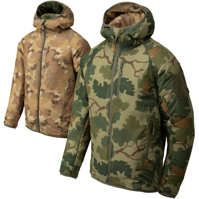 Kurtka Dwustronna Helikon Reversible Wolfhound Hoodie - Mitchell Camo Leaf / Mitchell Camo Clouds