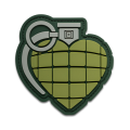 Naszywka 5.11 Grenade Heart Morale Patch (92171)