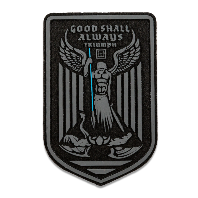 Naszywka 5.11 Saint Michael Black Morale Patch (92173)