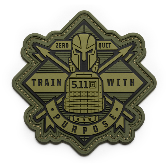 Naszywka 5.11 Train With Purpose Morale Patch (81973GRN)