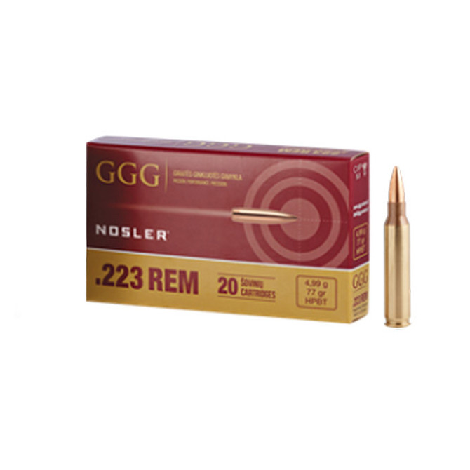 Amunicja GGG .223REM 69gr/4,47g HPBT - GPR13 - Nosler