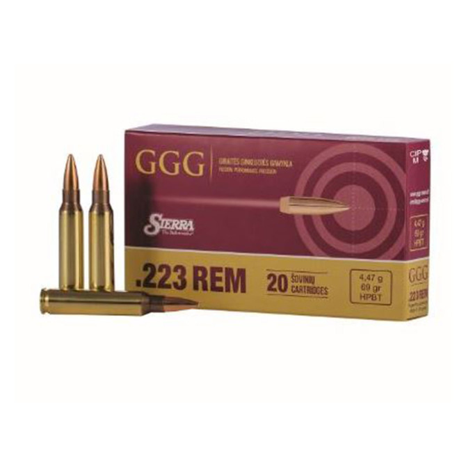 Amunicja GGG .223REM 69gr/4,47g HPBT - GPR13 - Sierra