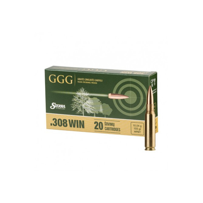 Amunicja GGG .308WIN 155gr/10,04g HPBT - Sierra